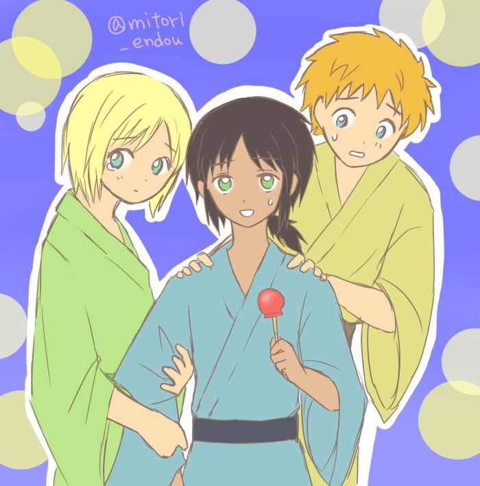 浴衣ブレーメントリオ